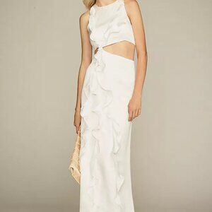 Significant Other Rey Cutout Ruffle Dress